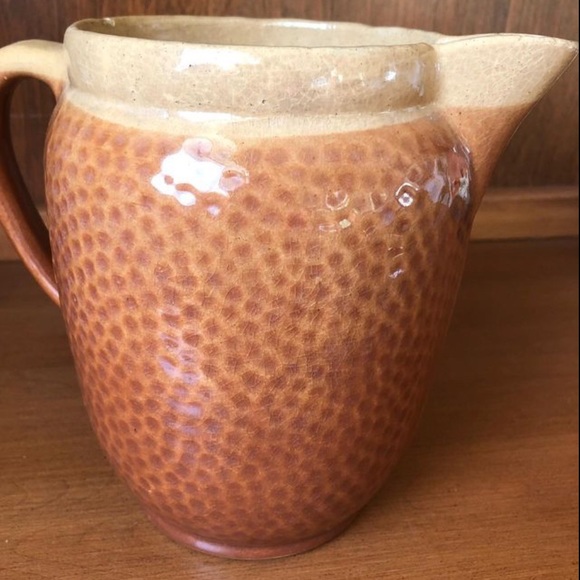 VINTAGE Pitcher (1940s) by Watt Pottery, KLA-HAM'RD pattern - Picture 2 of 4